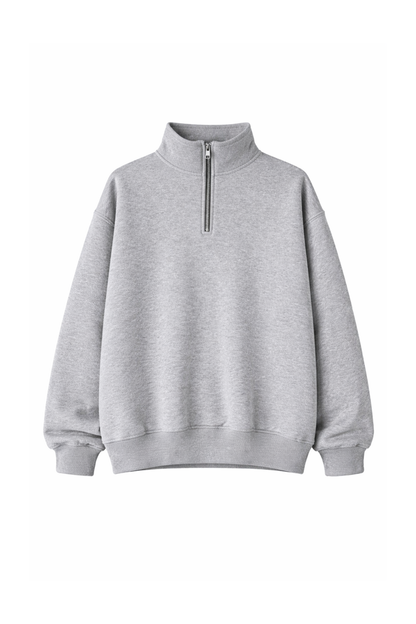 Quarter-zip oversized