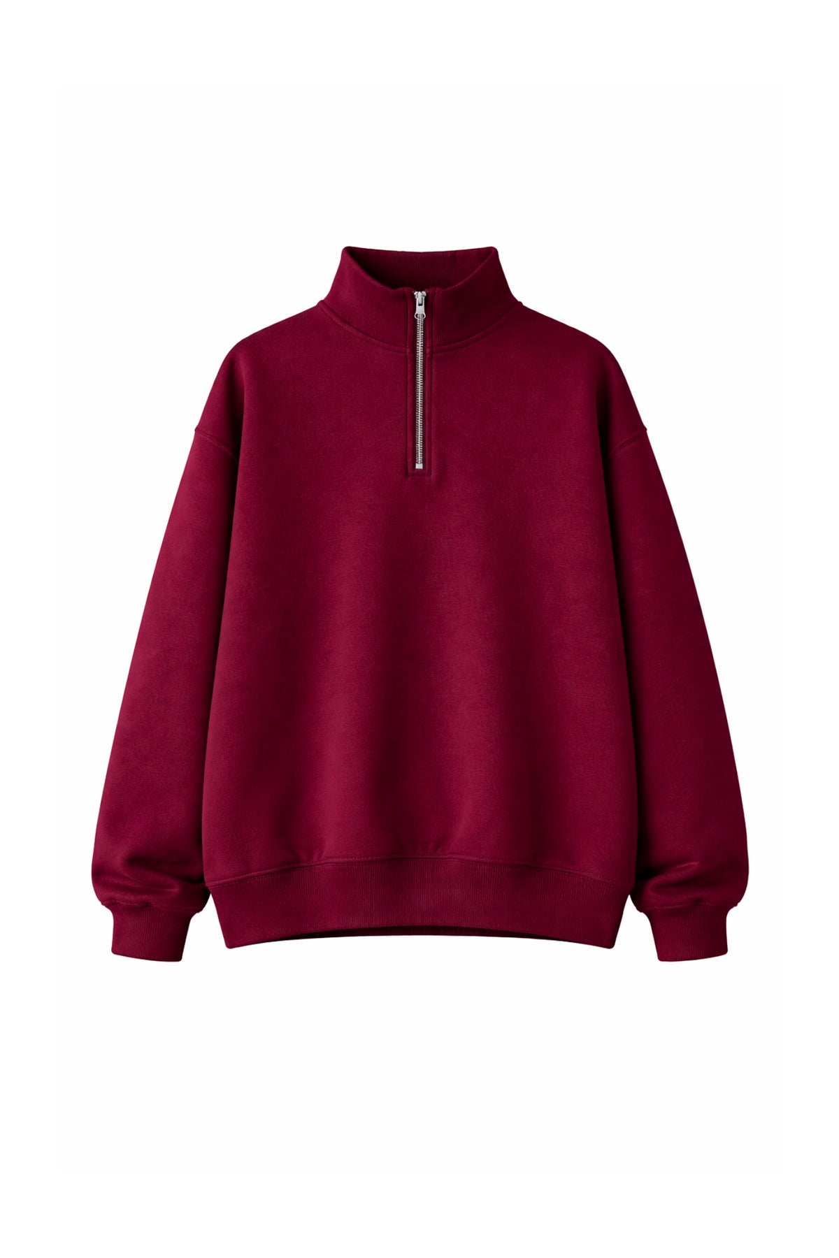 Quarter-zip oversized
