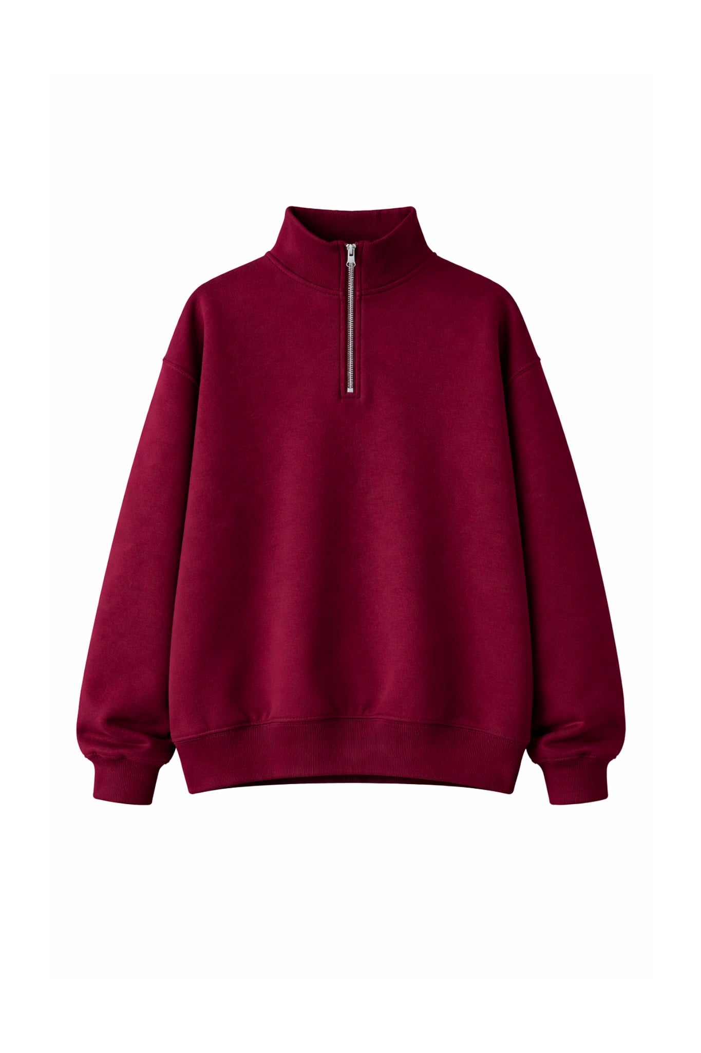 Quarter-zip oversized