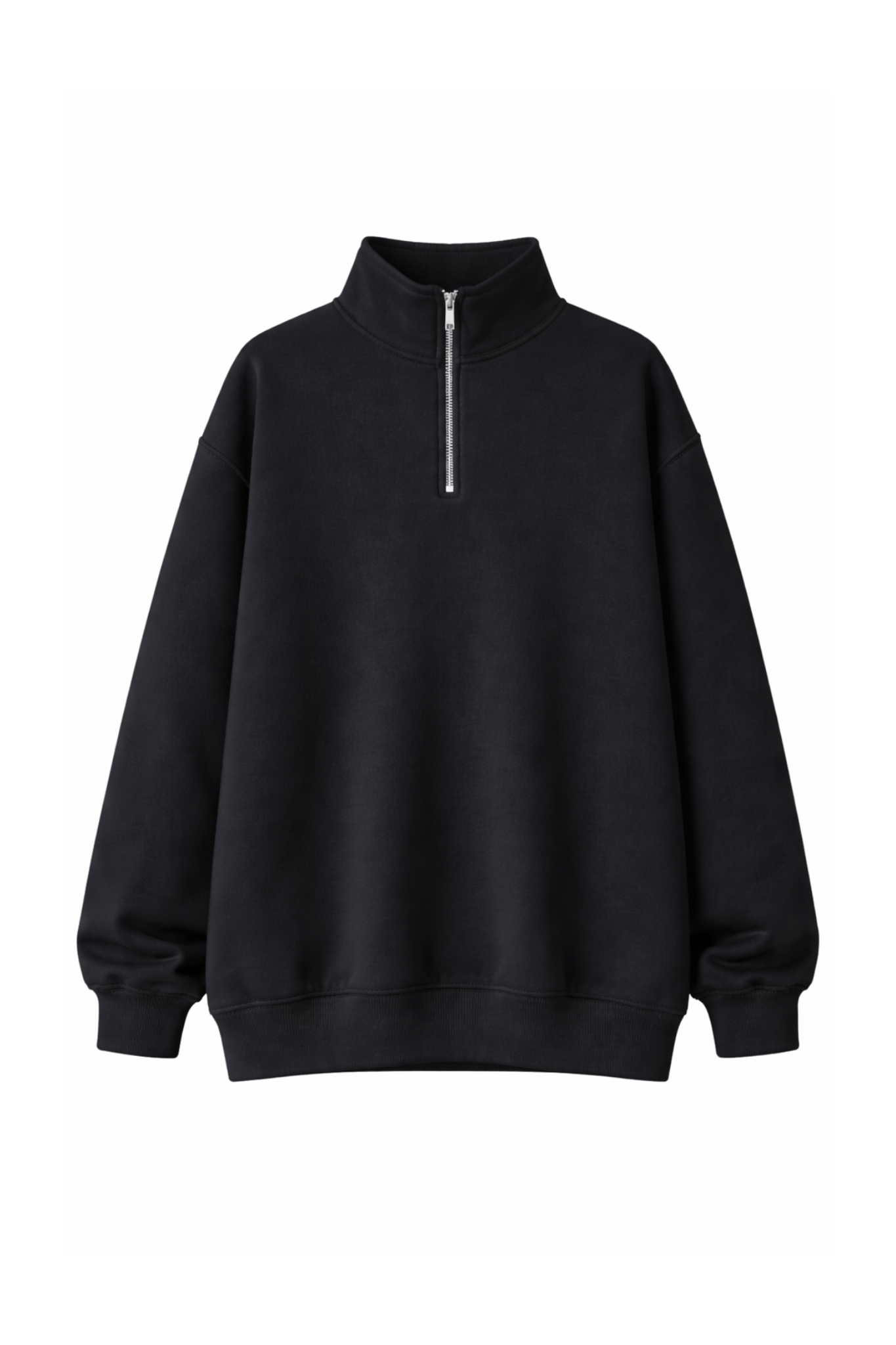 Quarter-zip oversized