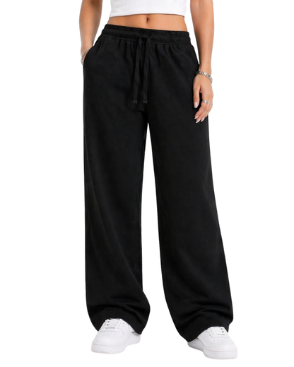 Cotton Wide Leg Pants