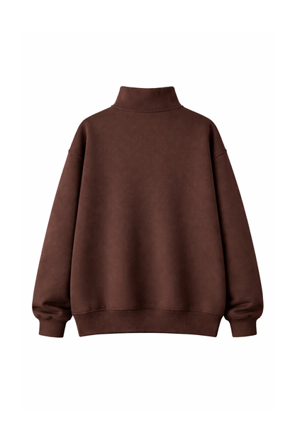 Quarter-zip oversized