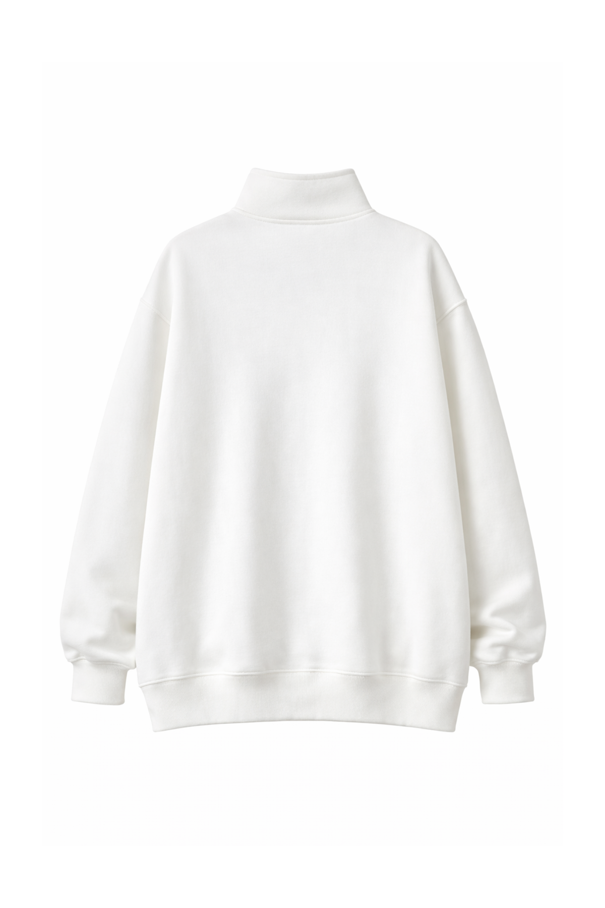 Quarter-zip oversized