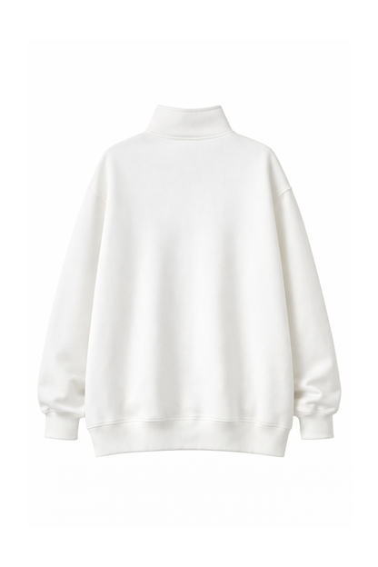 Quarter-zip oversized