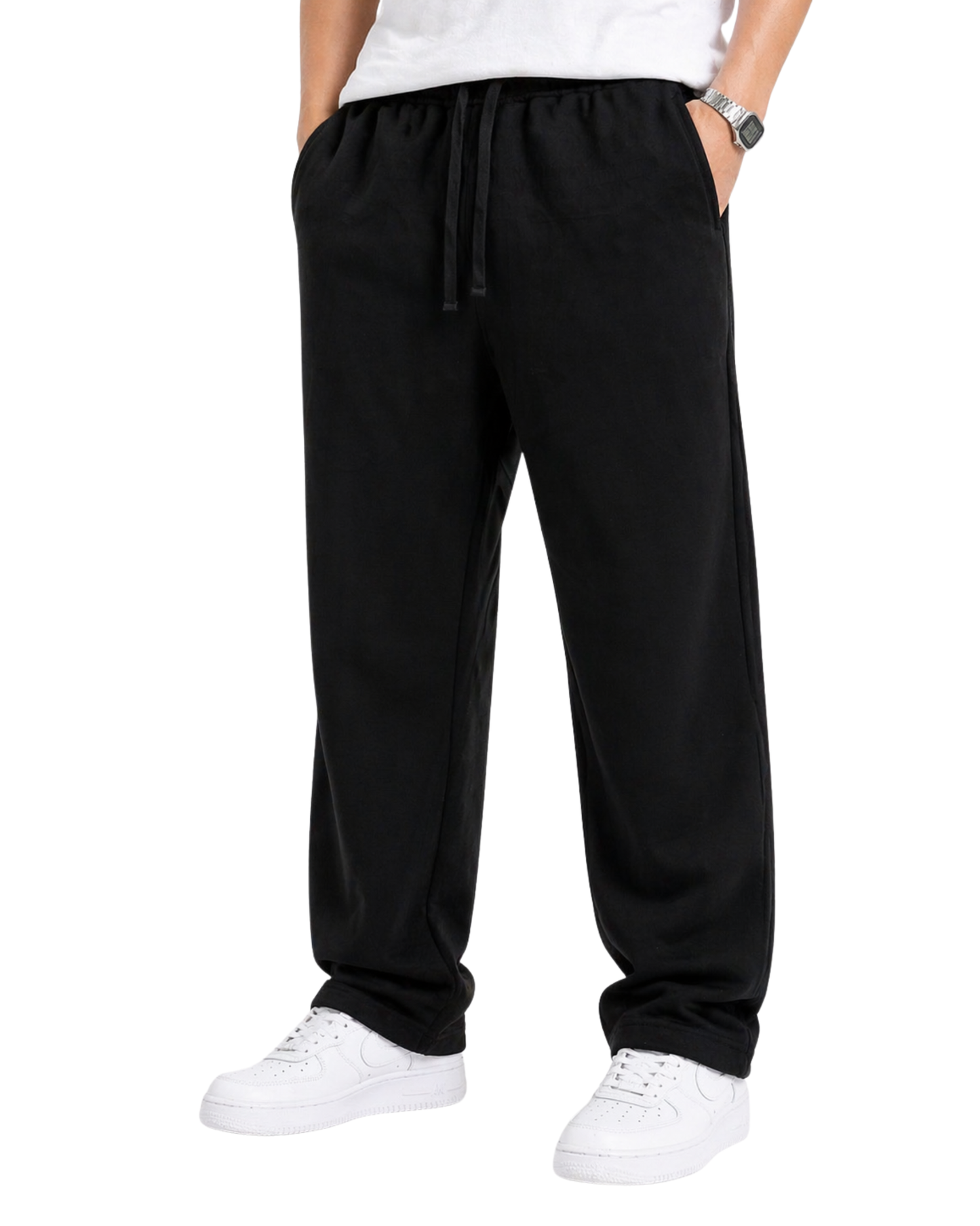Cotton Wide Leg Pants