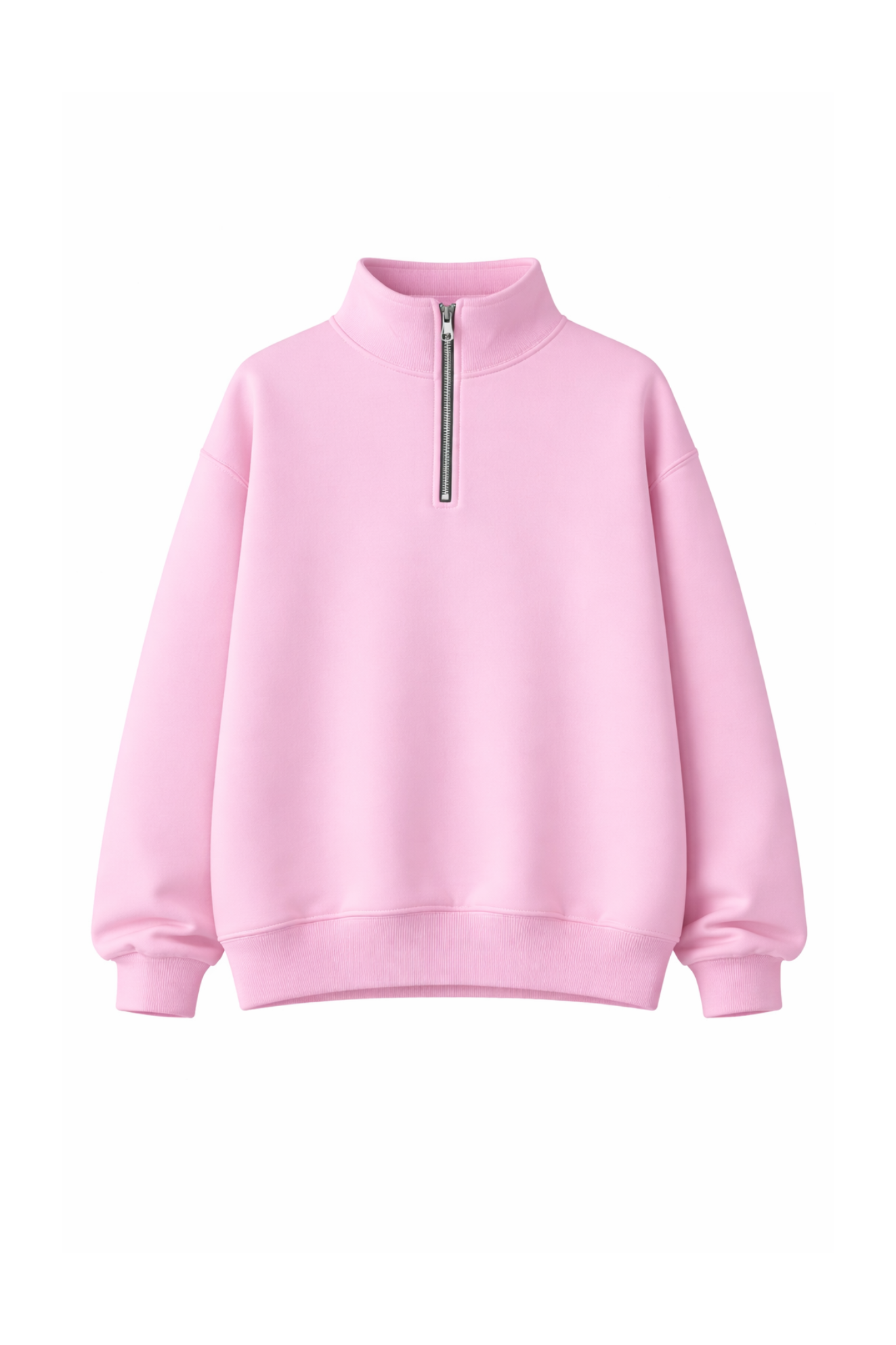 Quarter-zip oversized