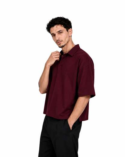 Boxy Polo T-Shirt