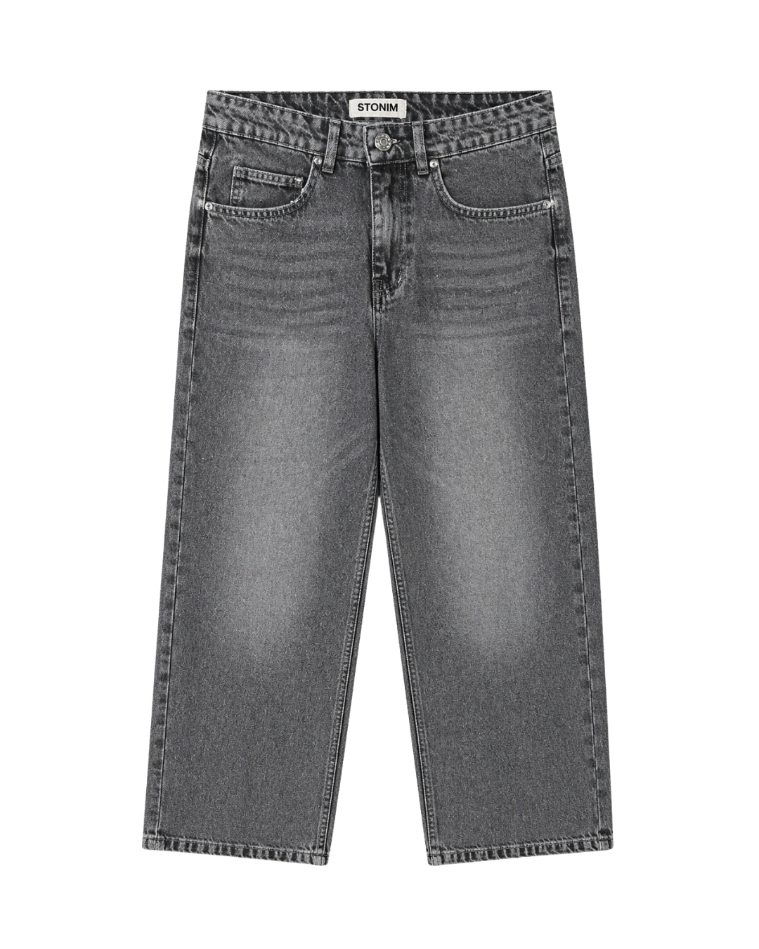 GREY WASH - SUPER WIDE LEG