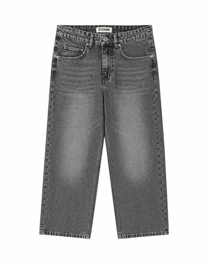 GREY WASH - SUPER WIDE LEG