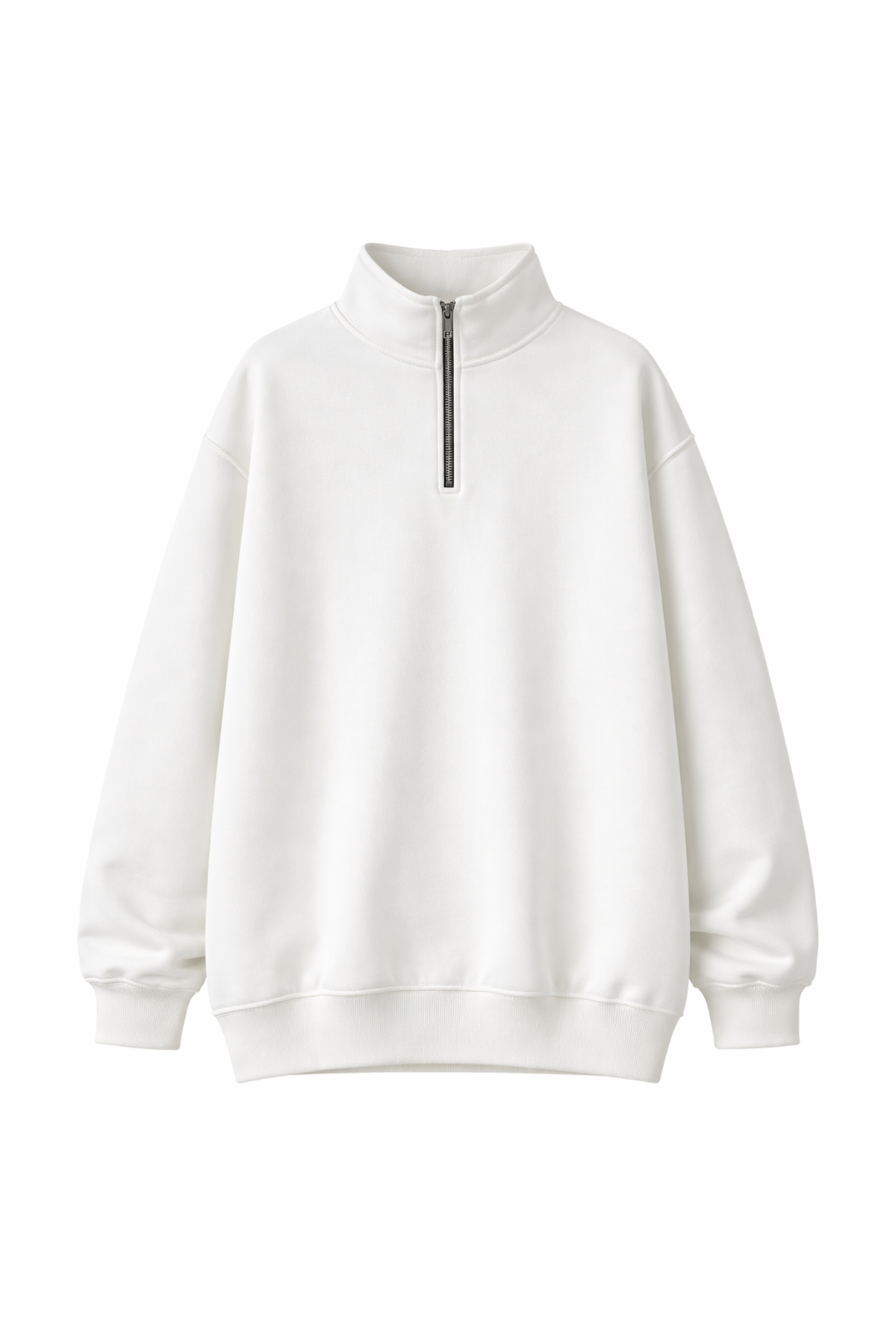 Quarter-zip oversized