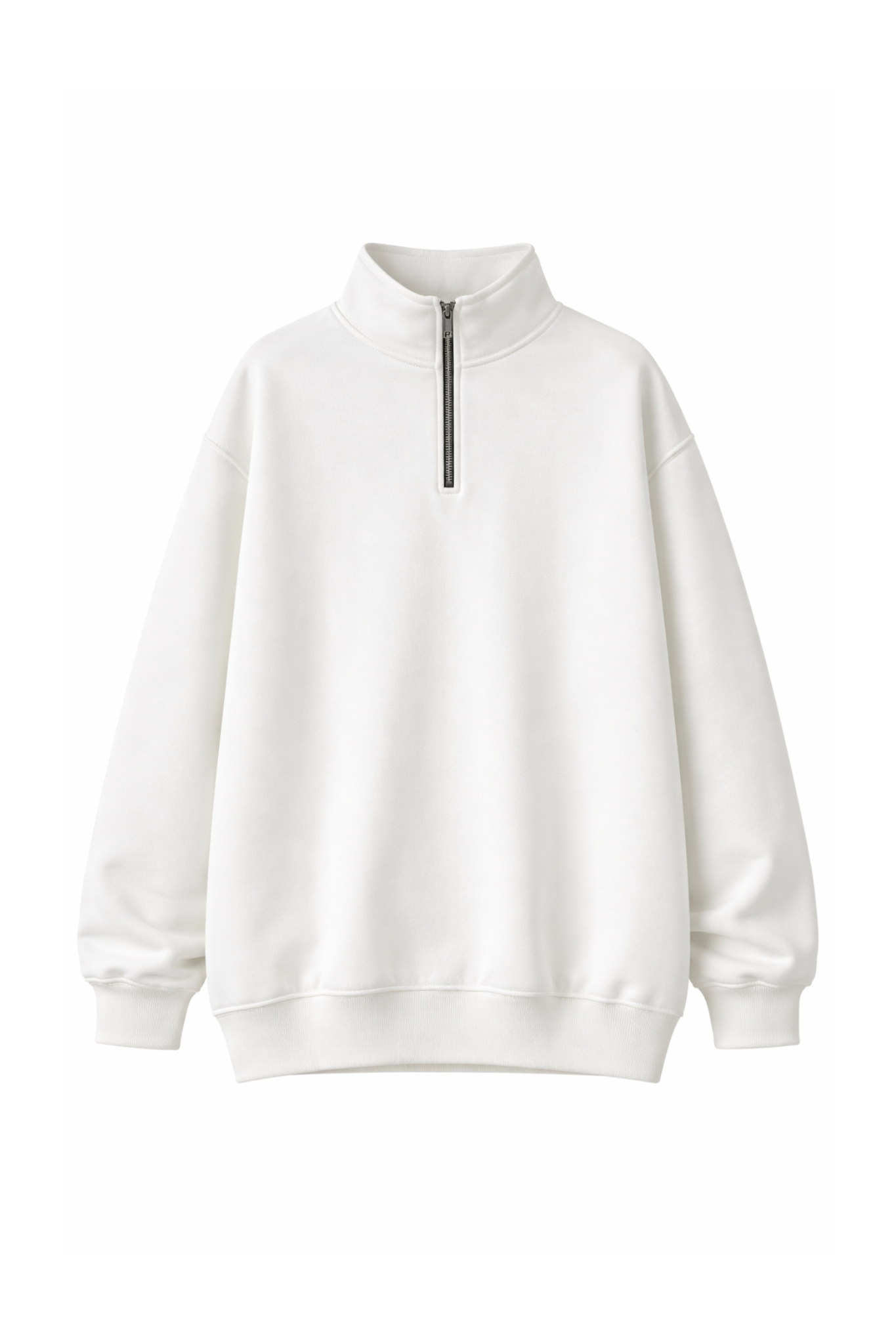Quarter-zip oversized