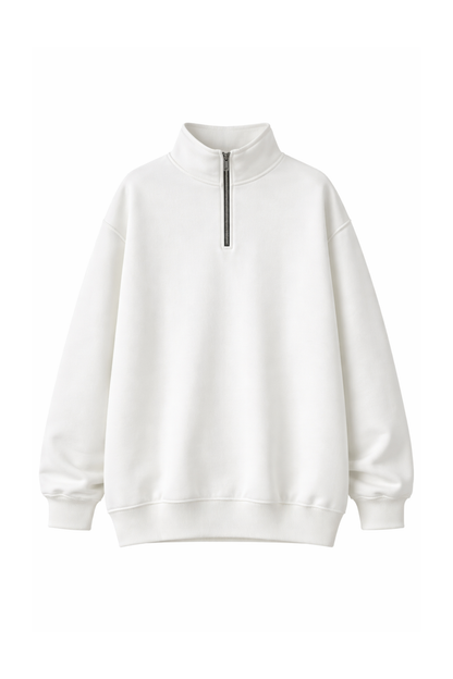 Quarter-zip oversized