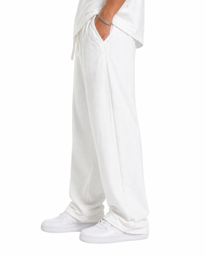 Cotton Wide Leg Pants