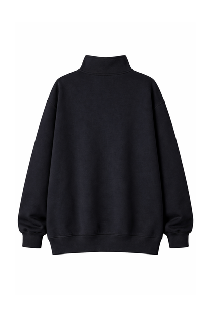 Quarter-zip oversized