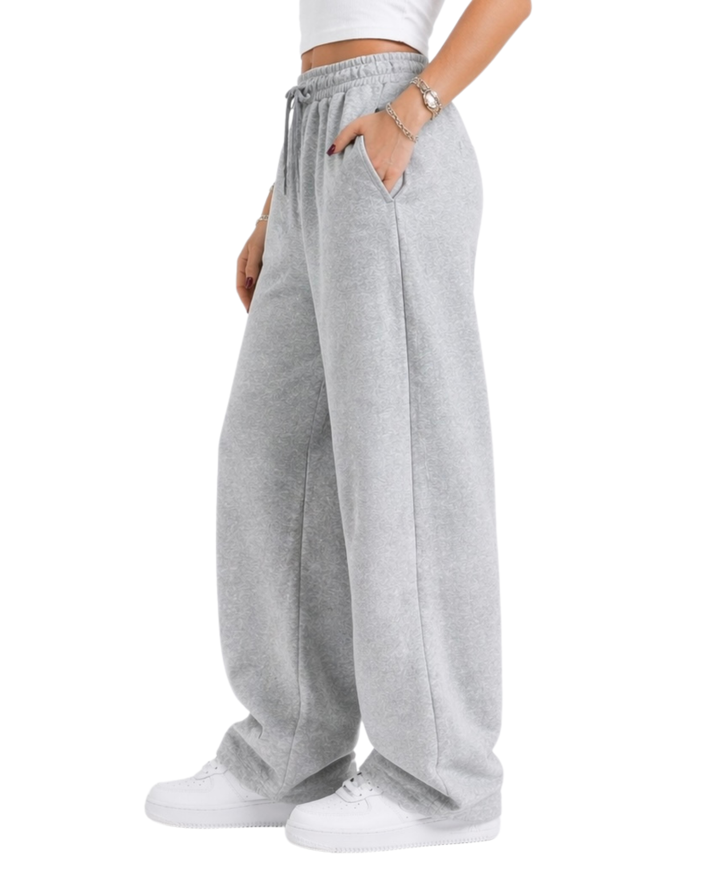 Cotton Wide Leg Pants