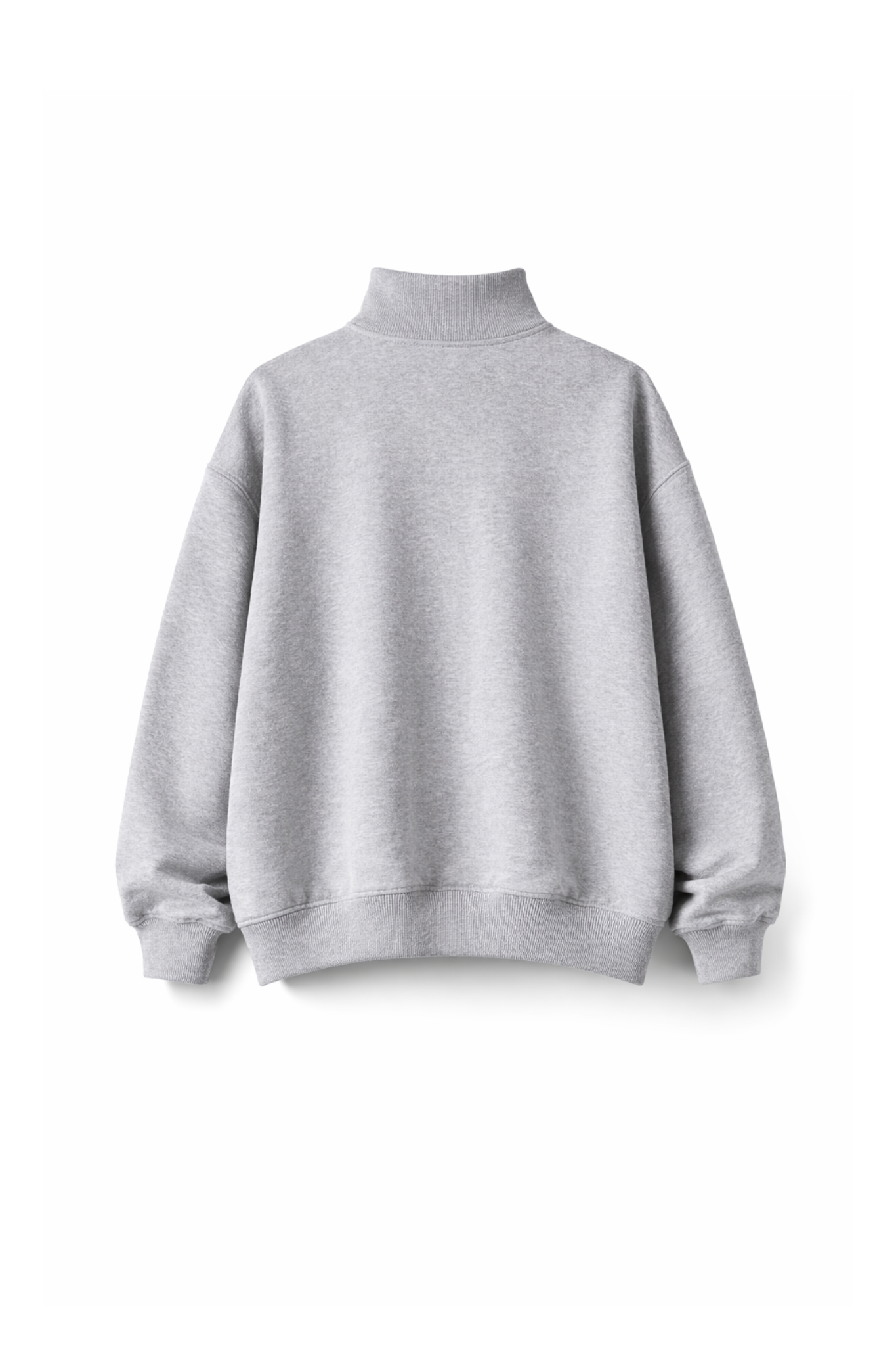 Quarter-zip oversized