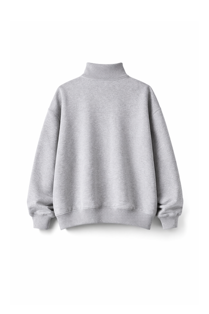Quarter-zip oversized
