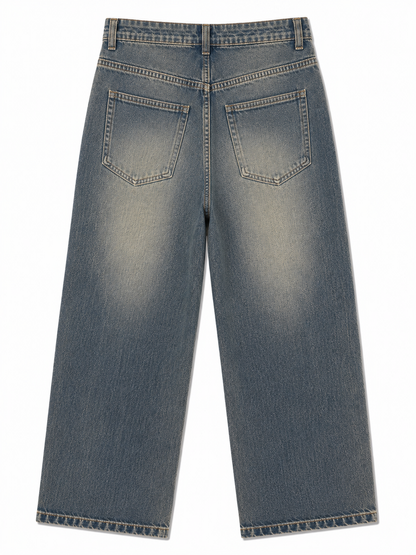 DIRTY WASH BLUE - BAGGY FIT