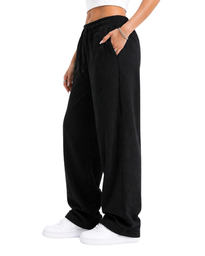 Cotton Wide Leg Pants