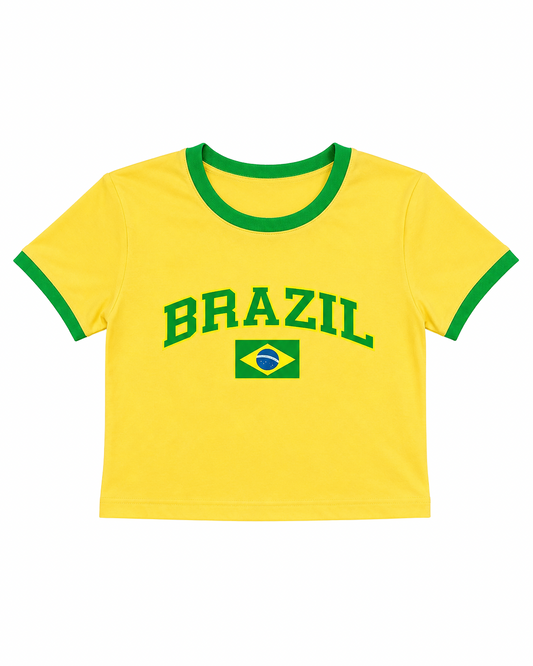 Brazil - Ringer Baby Tee